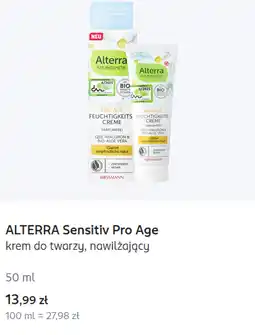 Rossmann ALTERRA Sensitiv Pro Age krem do twarzy, nawilżający oferta