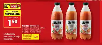 Biedronka Nektar Riviva marchew-banan-jabłko oferta