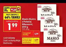 Biedronka Masło Ekstra z Polskiej Mleczarni oferta