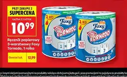 Biedronka Ręcznik papierowy 3-warstwowy Foxy Tornado oferta