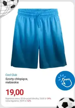 Smyk Szorty chłopięce Cool Club niebieskie oferta