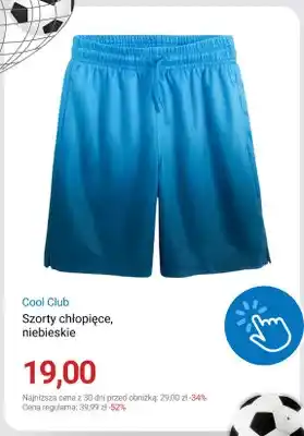 Szorty chłopięce Cool Club niebieskie