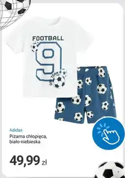 Smyk Piżama chłopięca Adidas biało-niebieska oferta