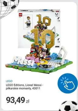 Smyk Klocki LEGO Editions Lionel Messi - piłkarskie momenty 43011 oferta