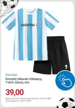 Smyk Komplet piłkarski chłopięcy T-shirt Szorty Cool Club oferta