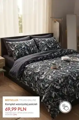 Sinsay Komplet wzorzystej pościeli oferta