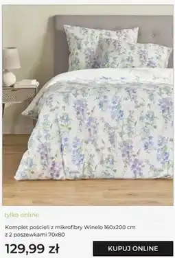 Home&You Komplet pościeli z mikrofibry Winelo home&you 160x200 cm z 2 poszewkami 70x80 oferta