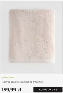 Home&You Ręcznik z bawełny egipskiej Spa Home&You 100x150 cm oferta