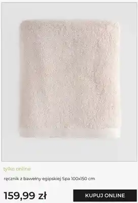 Ręcznik z bawełny egipskiej Spa Home&You 100x150 cm