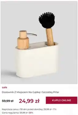 Home&You Dozownik z miejscem na gąbkę i szczotką Pillar Home&You oferta