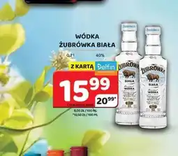 Delfin Wódka Żubrówka Biała oferta