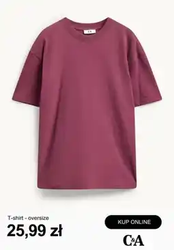 C&A T-shirt oversize C&A oferta