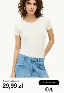 C&A T-shirt relaxed fit C&A oferta