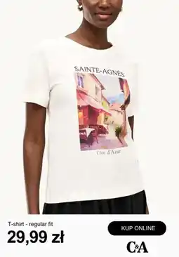 C&A T-shirt regular fit C&A oferta