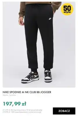 Spodnie męskie Nike M NK Club BB Jogger