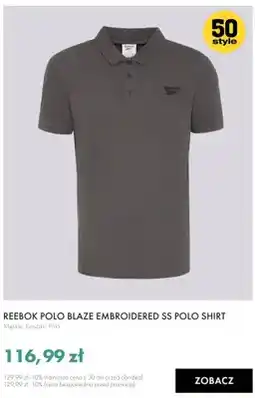 50style Koszulka polo męska Reebok Polo Blaze Embroidered SS Polo Shirt oferta