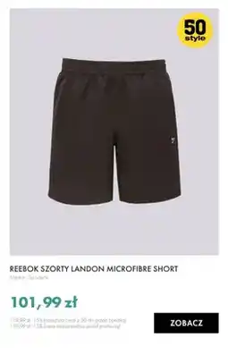 50style Spodenki męskie Reebok Landon Microfibre Short oferta