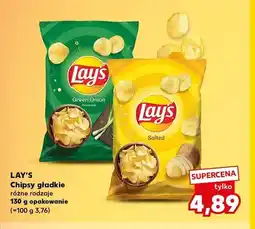 Kaufland Chipsy gładkie Lay's Green Onion oferta