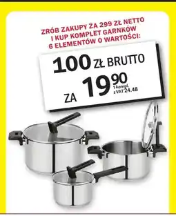 Selgros Komplet garnków 6 elementów oferta