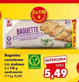 Kaufland Bagietka czosnkowa K-Classic 2-pak oferta