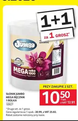 Selgros Ręcznik papierowy Słonik Jumbo Mega Ręcznik 1 rolka oferta