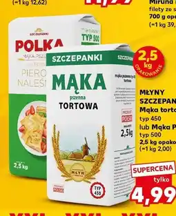 Kaufland Mąka tortowa typ 450 Młyny Szczepanki oferta