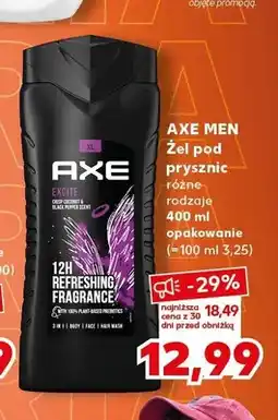 Kaufland Żel pod prysznic Axe Men Excite oferta