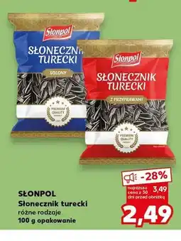 Kaufland Słonecznik turecki solony Słonpol oferta
