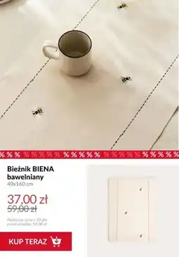 Homla Bieżnik bawełniany Biena 40x160 cm oferta