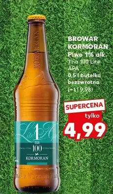 Kaufland Piwo Kormoran 1 na 100 Lite APA oferta