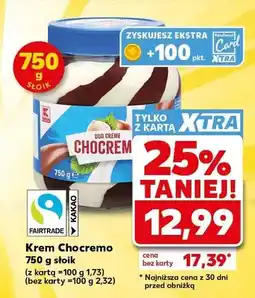 Kaufland Krem Chocremo Duo Creme K-Classic oferta