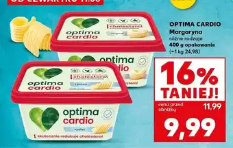 Kaufland Margaryna Optima Cardio original oferta