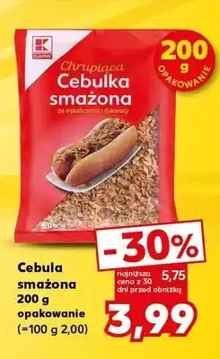 Kaufland Cebula smażona chrupiąca K-Classic oferta