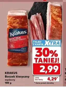 Kaufland Boczek klasyczny wędzony Krakus oferta