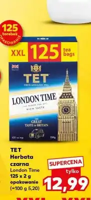 Kaufland Herbata czarna TET London Time 125-pak oferta