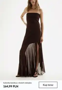 H&M Sukienka bandeau z dwóch rodzajów oferta