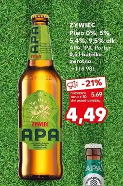 Kaufland Piwo Żywiec APA oferta