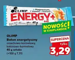 Kaufland Baton energetyczny Olimp Energy+ orzechowo-karmelowy oferta
