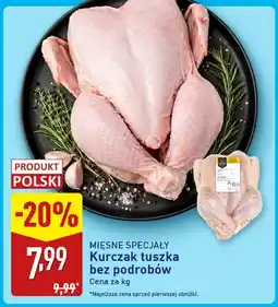 ALDI Kurczak tuszka bez podrobów Mięsne Specjały polski oferta