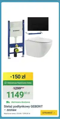 ERLI Stelaż podtynkowy Geberit zestaw oferta