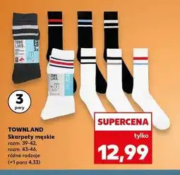 Kaufland Skarpety męskie Townland 3-pak oferta