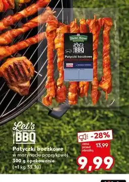 Kaufland Patyczki boczkowe w marynacie paprykowej Let's BBQ oferta