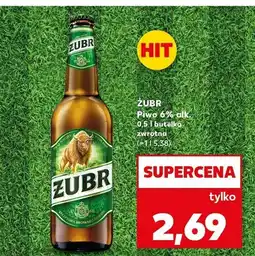 Kaufland Piwo Żubr 6% oferta