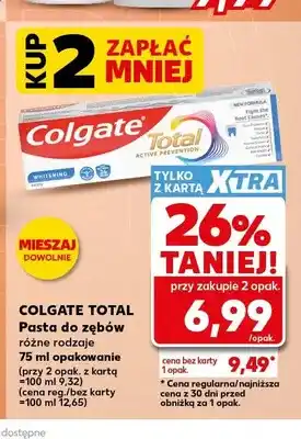 Kaufland Pasta do zębów Colgate Total Active Prevention oferta