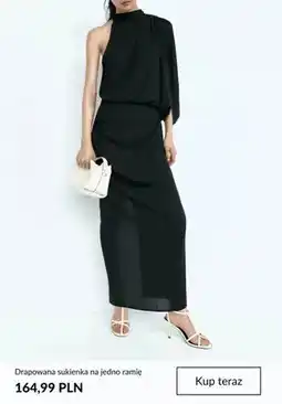 H&M Sukienka drapowana na jedno ramię oferta