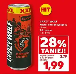 Kaufland Napój energetyzujący Classic Crazy Wolf oferta
