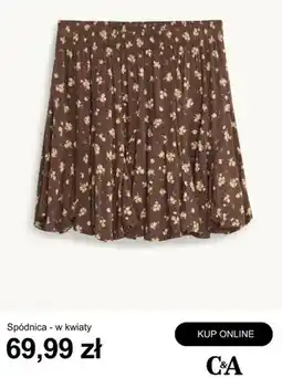 C&A Spódnica w kwiaty C&A oferta