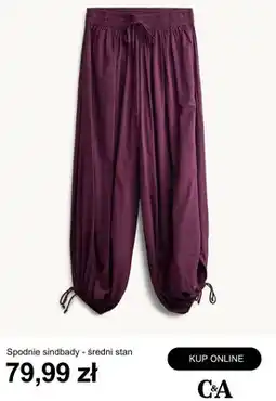 C&A Spodnie sindbady C&A średni stan oferta