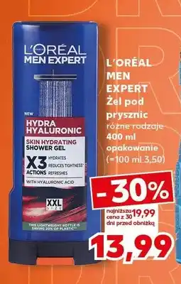 Kaufland Żel pod prysznic L'Oréal Men Expert Hydra Hyaluronic oferta