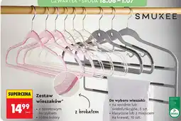 Biedronka Smukee Zestaw wieszaków oferta